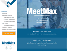 Tablet Screenshot of meetmax.com